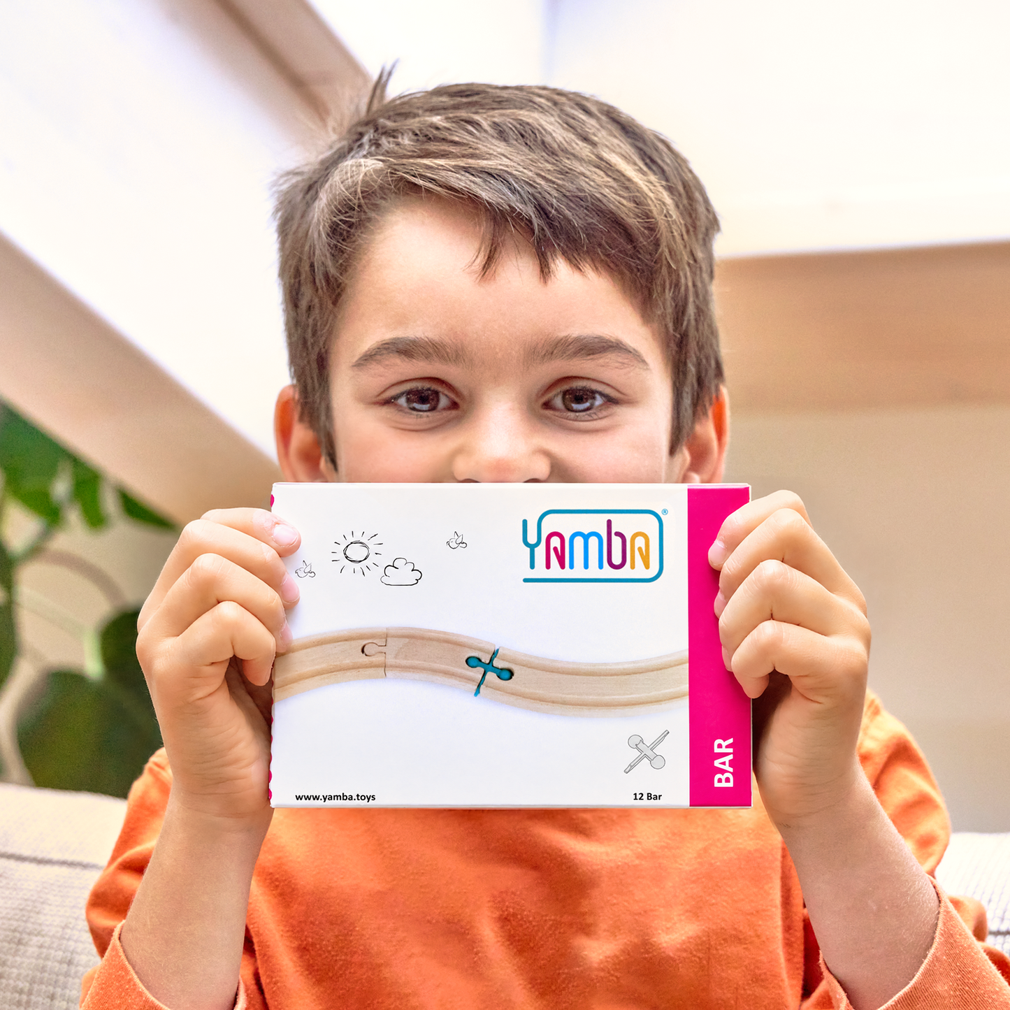 Yamba Adapter-Set "BAR"- Adapter-Steine für Brio®-Schienen und Duplo®-Bausteine
