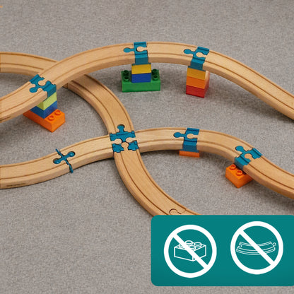 Yamba Adapter-Set "CROSS-LINK-BAR"- Adapter-Steine für Brio®-Schienen und Duplo®-Bausteine