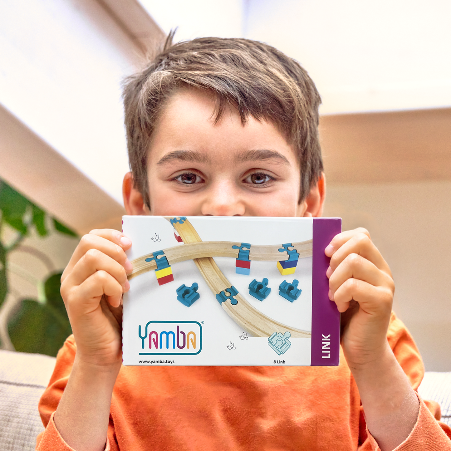 Yamba Adapter-Set "LINK"- Adapter-Steine für Brio®-Schienen und Duplo®-Bausteine